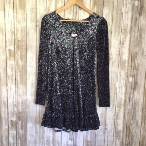 NWT Wild Fable Purple Floral Dress - Picture 2 of 6